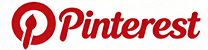 Pinterest logo with background