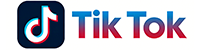 TikTok logo with background